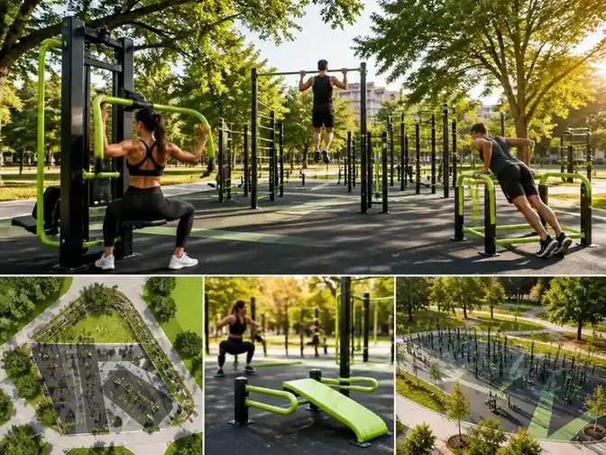 Guida completa alla realizzazione di un progetto area fitness all'aperto