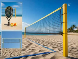 Guida pratica: come regolare correttamente la rete da beach tennis