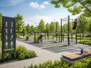 Idee e soluzioni per creare un parco fitness all'aperto pubblico