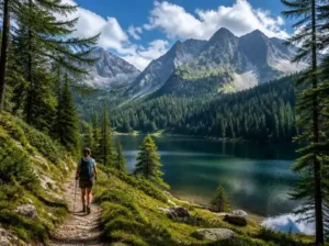Passeggiata verso il lago nero in val casies