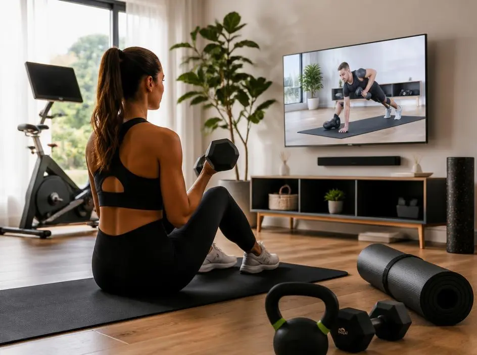 Come scegliere i migliori accessori per il fitness da casa smart