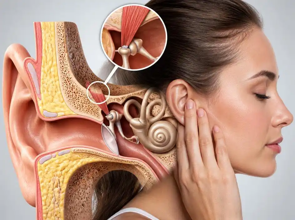 Funzioni e anatomia del muscolo tensore del timpano