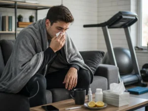 Gestire la salute: allenarsi con raffreddore e mal di gola