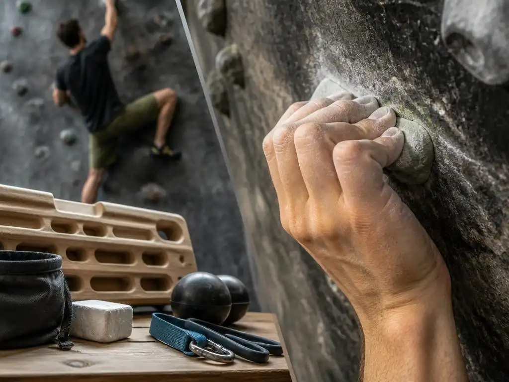 Guida completa al potenziamento per l'allenamento dita arrampicata