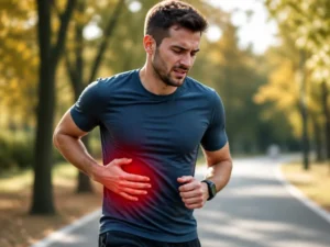 Prevenire i dolori addominali durante le sessioni di corsa