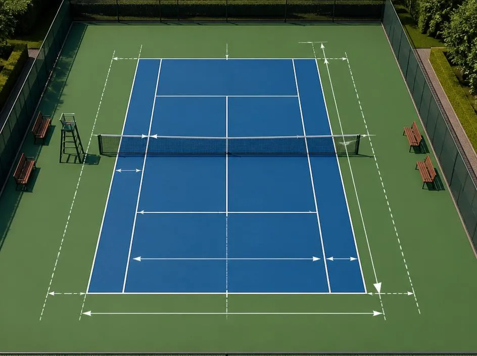 Progettare e costruire le misure campo tennis regolamentare