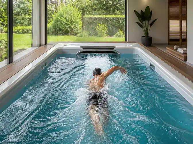 Scegliere piscine con nuoto controcorrente per il tuo allenamento