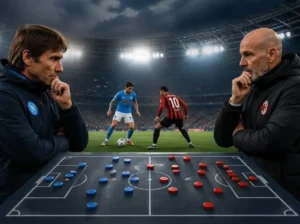Tattiche a confronto tra Napoli e Milan