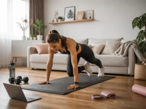 Trasforma il tuo corpo con una routine di fitness domestica su misura